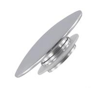 Silver Chrome 66mm Up Sink Brass Basin Waste Drain Stopper | Solid brass with chrome finish Resists rust and daily water exposure 40mm seal ring fits most sinks and bathtubs