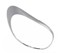 Silver Chrome Left Rear Taillight Lamp Trim Ring ABS Replacement for Fiat 500L 2014-2020 OEM 68235995AA 77366440 Wear Resistant Car Exterior Part for Direct Fit and Replacement Use