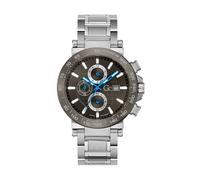 Silver Chronograph Watch for Men- male- Guess- Watches- Gray- ONE SIZE- Accessories ONE SIZE