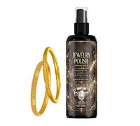 Silver Cleaner Jewellery Tarnish Remover, 50 ml Cleaning and Polishing Solution for Silver and Gold | Restoration Spray for Jewellery, for Home, Travel, Women, Mothers, Wives, Girlfriends, Necklaces