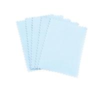 Silver Cleaning Cloth, 10pcs Multicolor Polishing Cloth For Jewelry Cleaning Multiple Sizes(Blu,8 * 6cm)