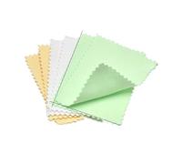 Silver Cleaning Cloth, Double-Sided Jewelry Polishing Cloth Multicolor Multiple Sizes Pack of 30 pcs(6x8cm 10pcs Mixed)