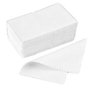 Silver Cleaning Cloth, Silver Gold Jewelry Polishing Cloth Pack Of 50 Multicolor Multiple Sizes(8x6cm-white)