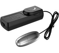 Silver Clit Bullet Power Vibrator - Black Controller Clitoral Vibrator,G spot Clitoris Stimulator Vibrator Egg Vibrator Bullet Adult Sex Toy Sex Egg Vibrators Bullet Sex Bullet Personal Vibrator