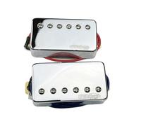 Silver Closed Electric Guitar Pickup Suitable For LP/SG And Other Guitars With Yellow And Black Frame (Color : With yellow frame)