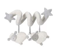 Silver Cloud Counting Sheep Activity Spiral Pram Cot Toy Teether NEW