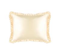 Silver Cloud Satin Frilly Pillowcase Buttercup Collection