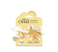 Silver Cloud Satin Frilly Scrunchies - Buttercup Collection In Yellow Yellow One Size