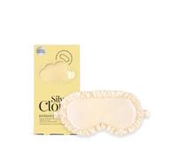 Silver Cloud Satin Frilly Sleep Mask - Buttercup Collection in Buttercup Yellow Silver Cloud Buttercup Yellow
