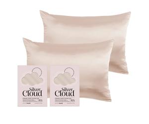 Silver Cloud Satin Pillowcase Twinpack Caramel