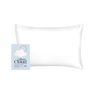 Silver Cloud Satin Silver Ion Infused Pillowcase White