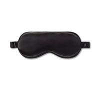 Silver Cloud Satin Silver Ion Infused Sleep Mask Black