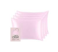 Silver Cloud Silver Ion Infused Satin Pillowcase Pink - 4 Pack