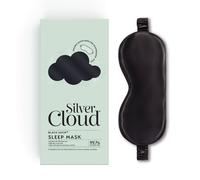Silver Cloud Silver Ion Infused Satin Sleep Mask Black Silver Cloud Black