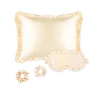 Silver Cloud Women's Satin Frilly Bundle - Buttercup Collection in Buttercup Yellow Silver Cloud Buttercup Yellow