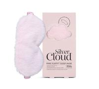 Silver Cloud Women's Silver Ion Infused Satin Fluffy Sleep Mask Pink Silver Cloud Pink