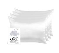 Silver Cloud Women's Silver Ion Infused Satin Pillowcase Silver - 4 Pack Silver Cloud Silver