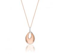 Silver & Co Luxe Rose Gold Pendant SPG0074R - Polished Quality | - Sterling Silver / Rose Gold Plated