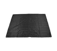 Silver Coated Drum Set Cover, Folding Furniture Dust Cover, 420D Oxford Cloth with Hook Holes for Indoor Outdoor Use, Durable Drum Protection Cover (Black)