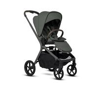 Silver Cross Breez Pushchair - Compact Lightweight Travel System, One-Hand Fold Pushchair with Lie-Flat Seat - Car Seat Compatible - Suitable from Birth to 4 Years (22kg) - Pewter