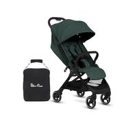 Silver Cross Clic 2 Compact Stroller & Travel Bag, Birth to 22kg, Conifer