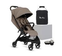 Silver Cross Clic 2 Compact Stroller, Travel Bag & Snack Tray, Cobble