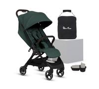 Silver Cross Clic 2 Compact Stroller, Travel Bag & Snack Tray, Conifer