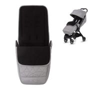 Silver Cross - Clic Footmuff - Pram Accessories - Stroller Footmuff - Foot Warmer - Water Resistant |Grey
