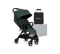Silver Cross - Clic 2 Compact Stroller & Travel Bag - Travel Stroller For Life On The Go - Foldable & Lightweight - Suitable From Birth To 4 years - Conifer