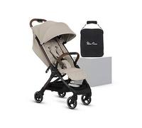 Silver Cross - Clic 2 Compact Stroller & Travel Bag - Travel Stroller for Life On The Go - Foldable & Lightweight - Suitable from Birth to 4 Years - Latte