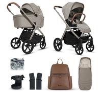 Silver Cross Cove Pram + Accessory Bundle, Champagne
