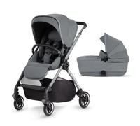 Silver Cross Dune Pushchair Glacier Grey + Compact Carrycot +Raincover +Sun Sail