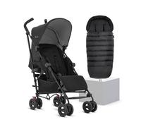 Silver Cross Essentials - Zest Pushchair & Footmuff - Foldable Travel Stroller - Everyday Travel Stroller - Buggy - Newborns to 4 Years - Space