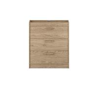 Silver Cross - Geneva Dresser With Intergrated Changer Top - Nursery Furniture - Natural Oak Finish