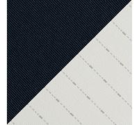 Silver Cross Kensington Replacement Hood and Apron Set - Various Colour Options (Popper Apron) - Genuine Silver Cross Spares (Navy (fine Stripe))