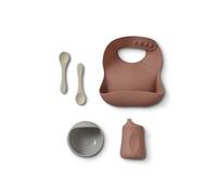 Silver Cross - Mealtime Set - Baby Feeding Set - Kids Bowl, Beaker, Bib & 2 Spoons