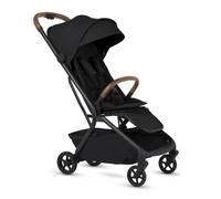 Silver Cross Nia Compact Travel Stroller - Cabin Approved - One-Hand Fold - Lie-Flat Seat - Lightweight - Suitable from Birth to 4 Years - Onyx