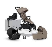 Silver Cross Nia Travel System, 360 Car Seat, Birth to 22kg, Champagne