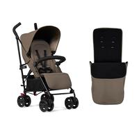 Silver Cross - Pop 2 Pushchair & Footmuff - Foldable Travel Stroller - Buggy - Adjustable Seat - Newborn to 4 Years - Cobble