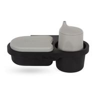 Silver Cross | Pram Snack Tray | Pram Accessories | Beaker & Snack Pot | Silcone | Clip On Snack Tray