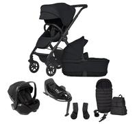Silver Cross Reef 2 + Kombibaby Car Seat & 360 Base Travel System
