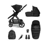 Silver Cross - Tide Pushchair & Accessory Pack - Durable Multi-Terrain Pram - Freestanding Fold & Multi-Height Handle Bar - Newborn to 4 Years - Space