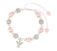 Silver Crosses With Peach Pearls Accent First Communion Jewelry Keepsakes Peach Bead Pearls Elegant First Communion Accessories, Angel diamonds, as described, as described