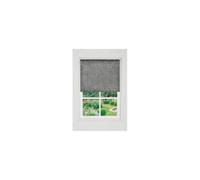 Silver Crushed Velvet Blackout Roller Blinds 165Cm Drop X Width 75Cm