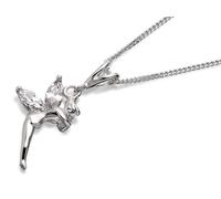 Silver Cubic Zirconia Fairy Necklace - F3456