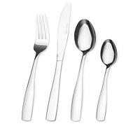 Silver Cutlery Set, Bettlife Tableware Set Stainless Steel Flatware Silverware Set with Knife and Fork Set, Service for 8, Dishwasher Safe, Easy Clean & Hold (Mirror Silver, 32 P)