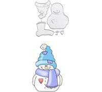 Silver Cutting Dies,Christmas Cutting Dies Metal Scrapbooking Embossing Stencils Snowman Stencils DIY Cards Cutting Dies Drawing Stencil Album Scrapbooking Cutting Dies,Die-Cutting