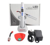 (Silver) Dental Curing Light Lamp Polymerization Lamp Dentist Cordless Light Curing Lamp Fp