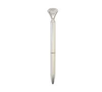 Silver Diamond Topper Metal Pen