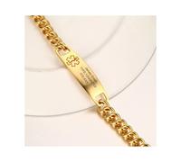 (Silver, DNR (DO NOT RESUSCITATE)) Stainless Steel Medical Alert ID Bracelet Wristband Personalized Engraving Hot